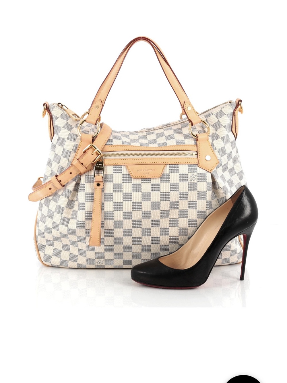 Louis Vuitton Evora MM Damier Azur M41133 handbag, used but great condition! - Picture 8 of 9